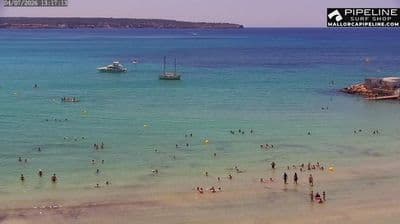 Live-Blick von Platja de Can Pastilla