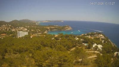 Live-Blick von Cala Ratjada - Cala Agulla