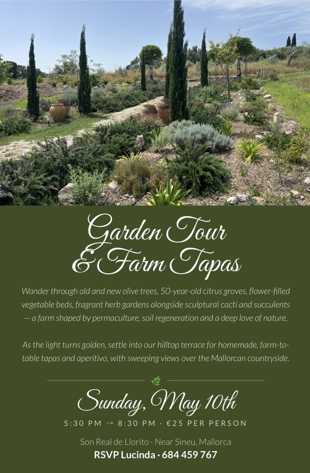 Garden Tour & Farm Tapas