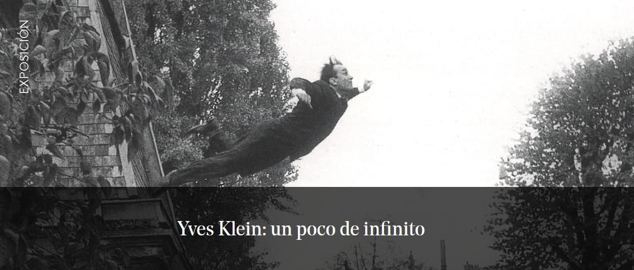 Un Poco de Infinito – Yves Klein