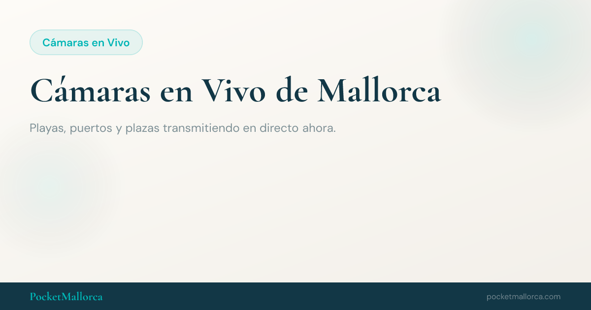 Webcams en Directo de Mallorca — Playas, Puertos y Pueblos en Tiempo ...