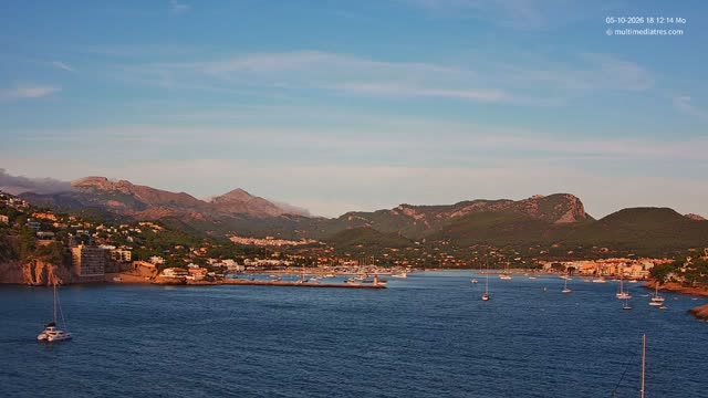 Live view from Port d'Andratx – harbour