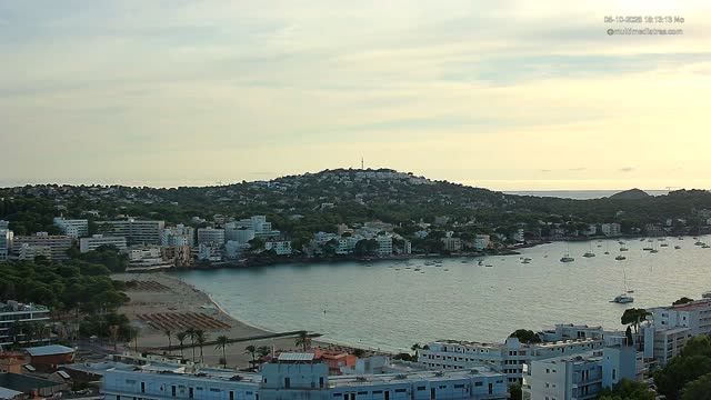 Live view from Santa Ponsa – beach
