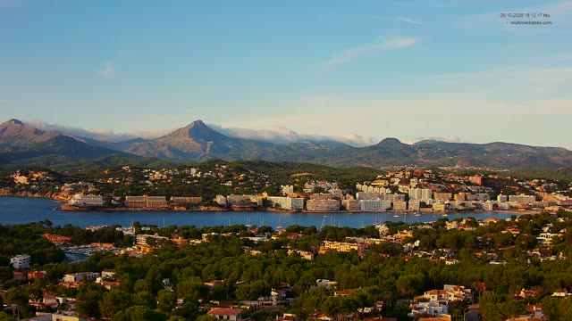Live view from Santa Ponsa – Tramuntana view