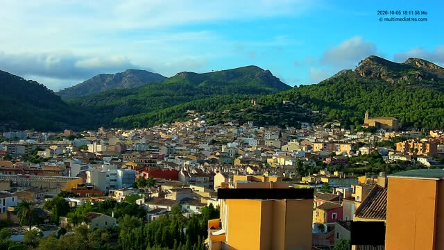 Live view from Andratx town